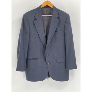 Hunting Horn‎ J Riggins Blazer Sport Coat Men's 40 Blue Plaid